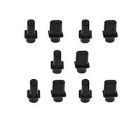 Dopro Pack of 10 Black Vintage Top Hat Switch Tip 3 Way or 4 Way Pickup Selector Switch Knobs for U.S. Tele/Telecaster
