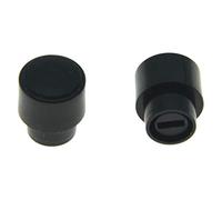 Dopro Pack of 2 Barrel Switch Tip 3 Way or 4 Way Pickup Selector Switch Knobs for U.S. Tele/Telecaster Black/Ivory/White