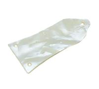 Dopro Pure Custom Made White Pearl Guitar Truss Rod Cover with 3 Holes Fits Epiphone LP Les Paul