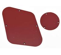 Dopro Red 3 Ply LP Rear Control Plate Switch Plate Cavity Cover For Epiphone Les Paul