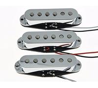 Dopro Set of 3 Chrome Alnico 5 N/M/B Single Coil Pickups ST Strat SSS Guitar Pickup Set