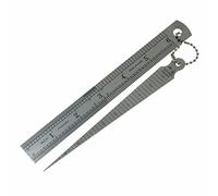 Dopro Stainless Welding Taper Gage 1-15mm Double Sided Ruler 1-15cm Inch/Metric Guitar