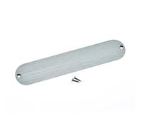 Dopro Standard 32mm Width Blank Control Plate No Hole Aluminum Anodized Tele Control Plate for FD Telecaster Silver