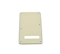 Dopro Strat Guitar Back Plate ST Trem Tremolo Cover fits USA/Mexican Standard Fender Stratocaster Aged White 3 Ply