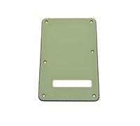 Dopro Strat Guitar Back Plate ST Trem Tremolo Cover fits USA/Mexican Standard Fender Stratocaster Mint Green 3 Ply