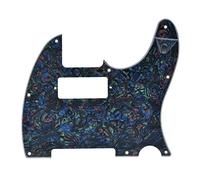 Dopro Tele Guitar Pickguard Scratch Plate with Mini Humbucker Pickup Hole fits USA/Mexican Fender Telecaster Abalone Pearl