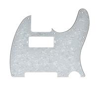 Dopro Tele Guitar Pickguard Scratch Plate with Mini Humbucker Pickup Hole for USA/Mexican FD Telecaster White Pearl