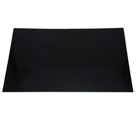 Dopro Uncut 11"x17" DIY Blank Guitar Bass Pickguard Material Sheet Scratch Plate Material Sheet 29x43cm Glossy Black 1 Ply (Cut Your Own Pickguard)
