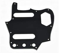 Dopro Vintage JAG Guitar Pickguard JAG Scratch Plate Fits American Jaguar Black 3 Ply
