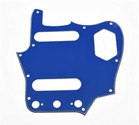 Dopro Vintage JAG Guitar Pickguard JAG Scratch Plate Fits American Jaguar Blue 3 Ply