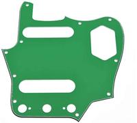 Dopro Vintage JAG Guitar Pickguard JAG Scratch Plate Fits American Jaguar Green 3 Ply