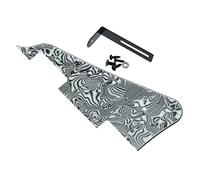 Dopro Zebra Stripe LP Guitar Pickguard with Black Bracket for Epiphone Les Paul