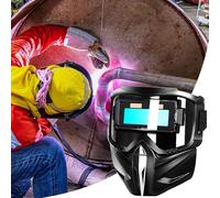 Dopsyesn Auto Darkening Welding Helmet - Protective Welding Shade,Soldering Protective Cover for Professional Welders Workshop Sculpture Projects Farm Tool Repairers