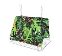 Dopsyesn Bird Hammock - Bird Hut Hammock Cockatiel Nest | Hut Sleeping Cave Perch Pet Supplies for Finch Conure Cockatiel African Grey Lovebird Cockatoo Macaw Summer Resting Play