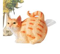 Dopsyesn Cat Tissue Box Holder Butt | Funny Tissue Organizer Kitten Butt,Animal Shaped Funny Facial Paper Dispenser, Decorative Bathroom Accessories for Home Decor