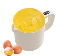 Dopsyesn Egg Stirrer - 2 in 1 Cordless Mixer and Strainer,1L Rice Washing Bowl, Automatic Stirrer for Liquid Milk Food Rice Cooking