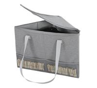 Dopsyesn Hanger Storage | Triangle Storage Bag with Handle | Folding Rigid Clothes Holder for Bedroom Stair College Closet Dorm Apartment Laundry