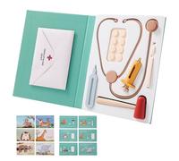 Dopsyesn Kids Doctor Play Set | Doctor Role Play for Kids,Simulation Hospital Equipment Costume Accessories for Little Boys Girls Classroom Child Students