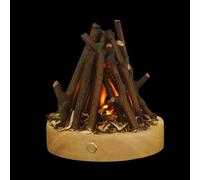 Dopsyesn LED Fireplace Logs | Faux Fire Bonfire Lamp 3 Modes Adjustable,Pretend Campfire 3D LED Fake Fire Pit Firewood Lamp for Bar Home Table Centerpiece, Christmas Decorations