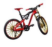 Dopsyesn Miniature Metal Finger Bike 1:10 Scale 17.5x10cm, Real Simulation Mountain FingerBicycle Model, Durable Alloy Finger Toy Bike, For Kids Boys And Girls Collection