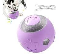 Dopsyesn Moving Dog Ball - Moving Dog Ball Interactive Cat Toys | Rechargeable Quiet Pet Supplies with LED Lights, Puppy Games for Aggressive Chewers Indoor Cats