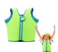 Dopsyesn Swimming Vest - Adjustable Child Swim Vest - Swimming Buoyancy Aid Zipper Closure Jacket for Ages 4-12 Girls Boys Beach Water Outdoor Pool Camping Beginners Home Indoor Patio Backyard