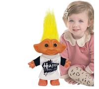 Dopsyesn Tiny Troll Toys | Christmas Ugly Little Doll,Decorative Desk Ornament, Holiday Decoration, Collectible Retro Shelf Figurines for Children Collectors Kids Adults