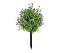 Dopsyesn UV Resistant Artificial Outdoor Flowers,Artificial Realistic UV Resistant Stake - Outdoor Fake Flowers - for Ground Garden Porch Indoor Yard Home Summer Front Landscaping Patio Cemetery Door