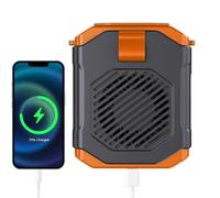 Dopsyesn Waist Clip Fan | Portable Belt Fan - Handheld Cooling Gadget Outdoor Flashlight for Running Festival Mountaineering Fishing Hiking Camping Travel Sports Beach Yard