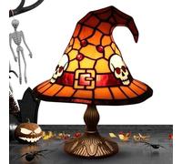 Dopsyesn Witch Hat Lamp | Charming Tabletop LED Witch Hat Decor - Creative Night Light for Halloween Bedside Bookshelf Bedroom Haunted House Living Room Kitchen Balcony Dorm