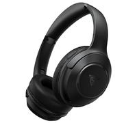 DOQAUS Bluetooth Headphones Over Ear, 70H Playtime Bluetooth 5.3 Wireless Headphones, 3 EQ Modes, Hifi Stereo Foldable Headphones Wireless with Microphone, Soft Earpads, for Phone PC Travel(Black)