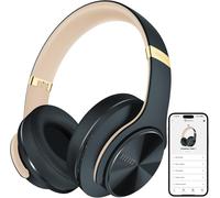 DOQAUS Bluetooth Headphones Over Ear, 9 EQ Modes, 90H Playtime Headphones Wirel