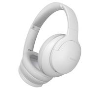 DOQAUS Bluetooth Headphones Over Ear, 90H Playtime Bluetooth 5.3 Wireless Headphones, 3 EQ Mode, HiFi Stereo Bass Headphones Wireless with Mic, Soft Earmuff,Foldable Headphone for Phone/PC(Light Gray)