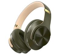DOQAUS Bluetooth Headphones Over Ear, 90Hrs Playtime, BT5.3 Wireless Headphones with Mic, 3 EQ Mode, Foldable Headphones with HiFi Stereo Bass Sound, Soft Memory Earmuffs, for PC Phone(Military Green)