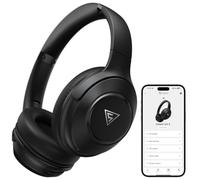 DOQAUS Bluetooth Headphones Over Ear Wireless, 9 EQ Modes & App Control, HiFi Stereo Sound, 70H Playtime Foldable Headphones with Microphone, Soft Memory Foam Earpads for Travel, Phone & PC