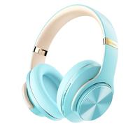 DOQAUS Bluetooth Headphones Over Ear, Wireless Headphones with Mic, 52 Hours Playtime, 3 EQ Modes, Foldable Headset with Soft Memory Protein Earpads,