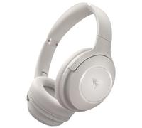 DOQAUS Bluetooth Headphones Wireless, 70H Playtime Bluetooth 5.3 Wireless Headphones Over Ear, 3 EQ Modes, Hifi Stereo Foldable Headphones with Microphone, Soft Earpad, for Phone PC Travel(Light Grey)