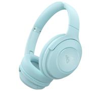 DOQAUS Bluetooth Headphones Wireless, 70H Playtime Bluetooth 5.4 Wireless Headphones Over Ear, 3 EQ Modes, Hifi Stereo Foldable Headphones with Microphone, Soft Earpad, for Phone PC Travel(Blue)