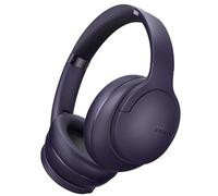 DOQAUS Bluetooth Wireless Headphones Over Ear, 90H Playtime, 3 EQ Mode, Hifi Stereo Bass Headphoens with Mic, Bluetooth 5.3 Foldable Headphones Wireless with Memory Protein Earpad for Phone/PC(Purple)