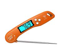 DOQAUS Digital Meat Thermometer, Instant Read Food Thermometers for Cooking, Kitchen Probe with Backlit & Reversible Display, Wide Temperature Range for Turkey, Grill, BBQ, Baking, Bread, Sourdough