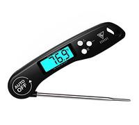 DOQAUS Digital Meat Thermometer, Instant Read Food Thermometers for Cooking, Kitchen Probe with Backlit & Reversible Display, Wide Temperature Range for Turkey, Grill, BBQ, Baking, Bread, Sourdough