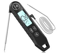 DOQAUS Food Thermometer with Dual Probe, 3s Instant Read Meat Thermometer