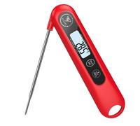 DOQAUS Meat Thermometer Probe 3S Instant Read Food Thermometer Accurate Meat Thermometers With Backlight Foldable Long Probe Auto OnOff Cooking