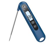 DOQAUS Meat Thermometer with Foldable Food Temperature Probe, Meat Probe with Backlight, Lock Function, Auto On/Off, Food Thermometer for Kitchen Cooking Oil Candy Milk Jam(Blue)
