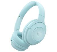 DOQAUS Wireless Bluetooth Headphones, 70 Hours Over-Ear Headphones, Bluetooth 5.4 Headphones with Cable, 3 EQ Modes, Wireless Foldable HiFi Stereo for Travel/Phone/PC (Blue)