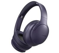 DOQAUS Wireless Bluetooth Headphones, 90H Playing Time Bluetooth Headphones with Microphone, 3 EQ Modes, Wireless Headphones Travel/Work/Life-Deep Purple