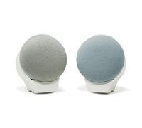 doqxD Outlet Wall Mount Holder for Google Nest Mini and Google Home Mini: Essentials Made for Google Home - Fits All Google Mini Generations (2-Pack, Frost White)