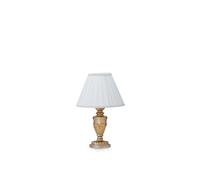 Dora 1 Light Small Table Lamp Antique Brass E14 Netlighting Yellow One Size