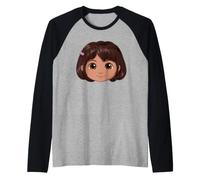 Dora (2024) Dora Large Face Raglan Baseball Tee