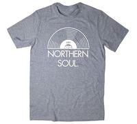DORA A AREAM Northern Soulcool Retro Mod T-Shirt L Grey